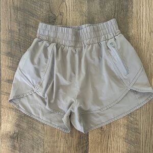 Light Gray Athletic/Running Shorts